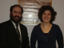 Rabbi Chaim Drukman meets with Mrs. Korintha Bärtsch, Chairperson of the Greater City Council of Luzern.